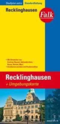 Falk Stadtplan Extra Recklinghausen 1:20.000 : mit Ortsteilen von Castrop-Rauxel, Gelsenkirchen, Herne, Herten, Marl. Mit Umgebungskte., Straßenverz. m. Postleitzahlen. 1 : 20.000 (Falk Stadtplan Extra) （9. Aufl. Laufzeit bis 2022. 2018. 245 mm）