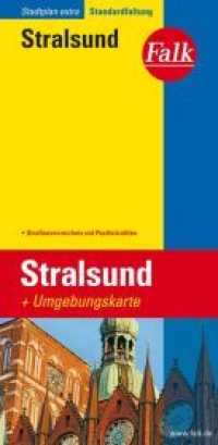 Falk Stadtplan Extra Stralsund 1:17.500 : Mit Umgebungskarte, Straßenverzeichnis mit Postleitzahlen. 1 : 17.500 (Falk Stadtplan Extra) （13. Aufl. Laufzeit bis 2023. 2019. 245 mm）