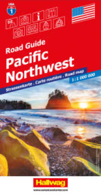 USA, Pacific Northwest, Nr. 01, Strassenkarte 1:1Mio. : 2028 Min.. 1:1000000 (Hallwag Strassenkarten) （5. Aufl. 2024. 25 cm）
