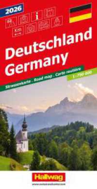 Hallwag Strassenkarte Deutschland 2026 1:750.000 : Inkl. Transitpläne, Ortsverzeichnis und Reiseinformationen. 1:750000 (Hallwag Strassenkarten) （9. Aufl. 2025. 25.2 cm）