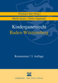 Kindergartenrecht Baden-Württemberg : Kommentar