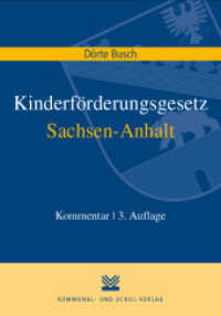 Kinderförderungsgesetz Sachsen-Anhalt : Kommentar