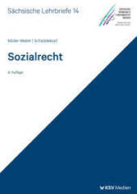 Sozialrecht (SL 14) : Sächsische Lehrbriefe (Sächsische Lehrbriefe) （8., überarb. Aufl. 2024. 104 S. 29.7 cm）