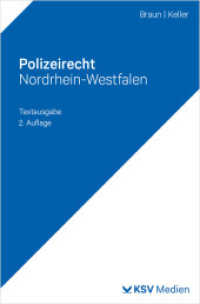 Polizeirecht Nordrhein-Westfalen : Textausgabe （2., überarb. Aufl. 2025. 538 S. 19.4 cm）