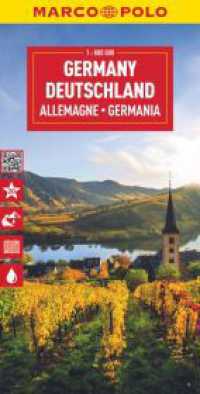 MARCO POLO Reisekarte Deutschland 1:800.000 : Straßenkarte und Autokarte mit sehenswerten Strecken, Highlights und digitaler Erweiterung. 1:800000 （14. Aufl. 2023. 255 mm）