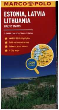 Estonia, Latvia, Lithuania Marco Polo Map : The Baltic States. 1:800000 (Marco Polo Maps) （2020. 250 mm）