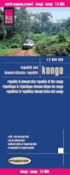 Reise Know-How Landkarte Kongo / Congo (1:2.000.000). Republic & Democratic Republic of the Congo. République & Républiq : reiß- und wasserfest (world mapping project). 1 : 2.000.000 (Reise Know-How) （3. Aufl. 2023. 2 S. Ktn., graph. Darst.,. 260 mm）