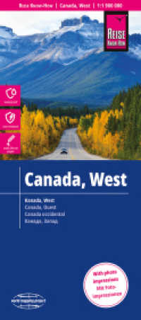 Reise Know-How Landkarte Kanada West / West Canada (1:1.900.000) : reiß- und wasserfest (world mapping project). 1 : 1.900.000 (World Mapping Project) （9. Aufl. 2023. Ktn. 262 x 115 mm）