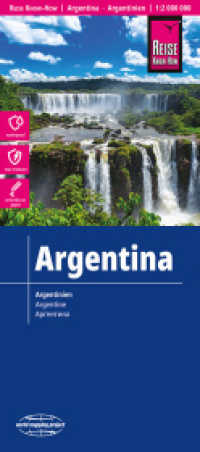 Reise Know-How Landkarte Argentinien / Argentina (1:2.000.000) : reiß- und wasserfest (world mapping project). 1 : 2.000.000 (World Mapping Project) （11. Aufl. 2023. 2 S. 70 x 100 cm）