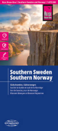 Reise Know-How Landkarte S&uuml;dschweden, S&uuml;dnorwegen / Southern Sweden and Norway (1:875.000). Southern Sweden and Norway / : rei&szlig;- und wasserfest (world mapping project). Rei&szlig;- und wasserfest. 1 : 875.000 (World Mapping Project) （5. Aufl. 2023. Ktn., graph. Darst.,. 261 x 109 mm）