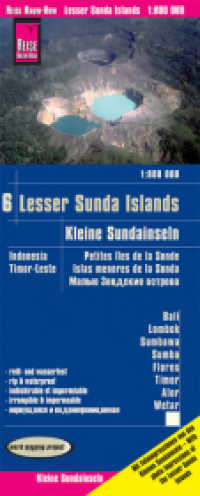Reise Know-How Landkarte Kleine Sundainseln / Lesser Sunda Islands (1:800.000) - Bali, Lombok, Sumbawa, Sumba, Flores, T : reiß- und wasserfest (world mapping project). 1:800000 (World Mapping Project) （2. Aufl. 2019. 2 S. Ktn., graph. Darst.,. 700 x 1000 mm）