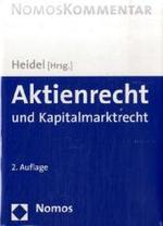 ドイツ株式法コメンタール（第２版）<br>Aktienrecht und Kapitalmarktrecht, Kommentar (Nomos Kommentar) （2. Aufl. 2007. 3090 S. 24,5 cm）