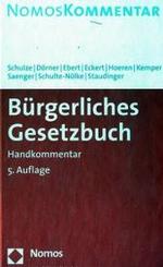 ドイツ民法　小型コメンタール（第５版）<br>Bürgerliches Gesetzbuch (BGB), Handkommentar (Nomos Kommentar) （5. Aufl. 2007. 2426 S. 21 cm）