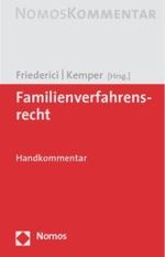 Familienverfahrensrecht, Kommentar : Handkommentar (Nomos Kommentar) （2009. 864 S. 21 cm）
