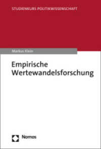 Empirische Wertewandelsforschung （2022. 250 S. 227 mm）