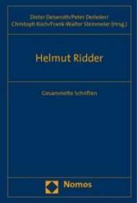 Helmut Ridder : Gesammelte Schriften （2009. 799 S.）