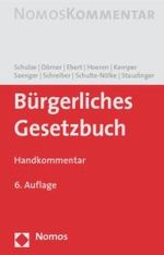 ドイツ民法典　小型コメンタール（第６版）<br>Bürgerliches Gesetzbuch (BGB), Handkommentar (Nomos Kommentar) （6. Aufl. 2009. 2426 S. 21 cm）