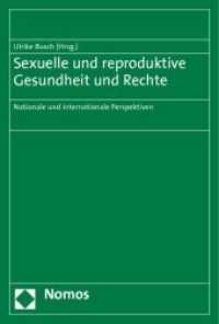 Sexuelle und reproduktive Gesundheit und Rechte : Nationale und internationale Perspektiven. Eine Tagungsdokumentation. In Zusammenarbeit mit dem Institut für Angewandte Sexualwissenschaft der Hochschule Merseburg （1. Aufl. 2010. 187 S. 23 cm）