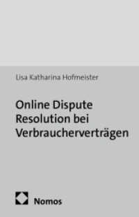 Online Dispute Resolution bei Verbraucherverträgen : Rechtlicher Rahmen und Gestaltungsmöglichkeiten (Internet und Recht 9) （2011. 384 S. 227.0 mm）