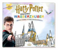 Aus den Filmen zu Harry Potter: Magischer Wasserzauber - Bring Farbe in die Zauberwelt! : mit Pinsel!. Malbuch （2023. 80 S. Durchgehend einfarbig; mit Klappenbroschur; Malbuch mit 24）