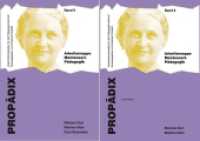 Arbeitsmappe Montessori-Pädagogik (Lehrerband + Schülerband) : Lehrerbegleitheft + Materialsammlung (PROPÄDIX Bd.9) （2013. VI, 74 S. 297 mm）