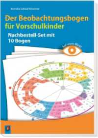 Der Beobachtungsbogen für Vorschulkinder : Nachbestellset mit 10 Bogen (Auf einen Blick) （2016. 10 S. 10 Beobachtungsbogen (A4), 1 Begleitheft (8 S., A5), vierf）