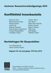 Aachener Bausachverständigentage 2010 : Konfliktfeld Innenbauteile