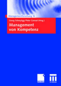 Management von Kompetenz (Managementforschung 16) （2006. xi, 298 S. XI, 298 S. 244 mm）