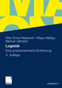 Logistik : Eine praxisorientierte Einführung (Lehrbuch) （4., überarb. u. erw. Aufl. 2011. xxvi, 395 S. XXVI, 395 S. 157 Ab）