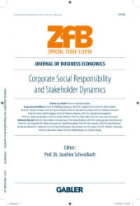 Corporate Social Responsibility and Stakeholder Dynamics (Zfb Special Issue) （2010）