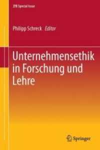 Unternehmensethik in Furschung Und Lehre (Zfb Special Issue)