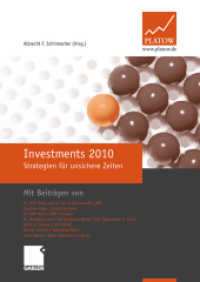 Investments 2010 : Strategien für unsichere Zeiten （2011. 176 S. 176 S. 240 mm）