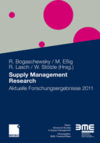 Supply Management Research : Aktuelle Forschungsergebnisse 2011