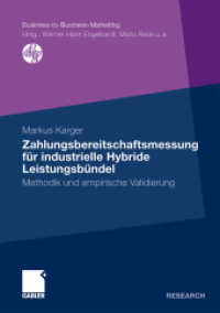 Zahlungsbereitschaftsmessung für industrielle Hybride Leistungsbündel : Methodik und empirische Validierung (Business-to-business-marketing)