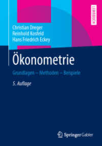 Ökonometrie : Grundlagen - Methoden - Beispiele (Lehrbuch)