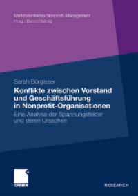 Konflikte zwischen Vorstand und Geschäftsführer in Nonprofit-Organisationen : Eine Analyse der Spannungsfelder und deren Ursachen
