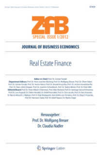Real Estate Finance (ZfB Special Issue)