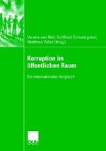 Korruption Im Öffentlichen Raum: Ein Internationaler Vergleich