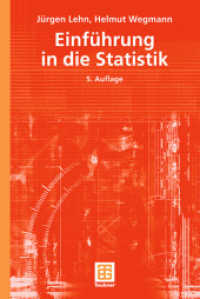 Einführung in die Statistik (Teubner Studienbücher Mathematik) （5., durchges. Aufl. 2006. iv, 208 S. IV, 208 S. 216 mm）