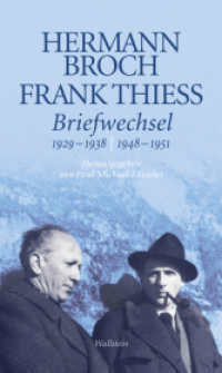 Briefwechsel : 1929 -1938 | 1948 -1951 (Mainzer Reihe. Neue Folge 19) （2018. 616 S. 190 mm）