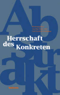 Herrschaft des Konkreten (Veröffentlichung der Krupp Reimers Forschungsgruppe) （2020. 191 S. 7 Abb. 222 mm）