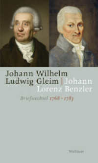Briefwechsel 1768-1783 (Schriften des Gleimhauses Halberstadt 11) （2021. 400 S. 4 Abb. 230 mm）