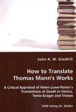 How to Translate Thomas Mann's Works