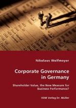 Corporate Governance in Germany