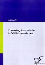 Controlling-Instrumente in ÖPNV-Unternehmen