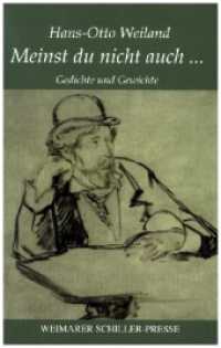 Meinst du nicht auch... : Gedichte und Gewichte