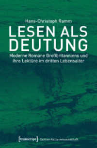 Lesen als Deutung : Moderne Romane Großbritanniens und ihre Lektüre im dritten Lebensalter (Edition Kulturwissenschaft .187) （2018. 188 S. 225.0 mm）