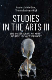 Studies in the Arts III - Was Wissenschaft mit Kunst und Gesellschaft verbindet (Image) （Auflage - Neueauflage）