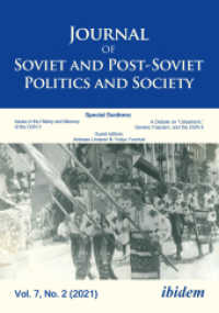 Journal of Soviet and Post-Soviet Politics and Society : 2021/2 (Journal of Soviet and Post-soviet Politics and Society)