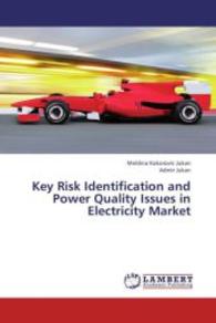 Key Risk Identification and Power Quality Issues in Electricity Market （2013. 100 S. 220 mm）